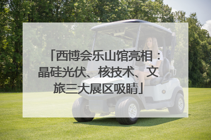 西博会乐山馆亮相：晶硅光伏、核技术、文旅三大展区吸睛