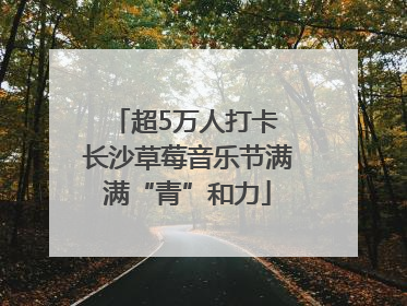 超5万人打卡 长沙草莓音乐节满满“青”和力