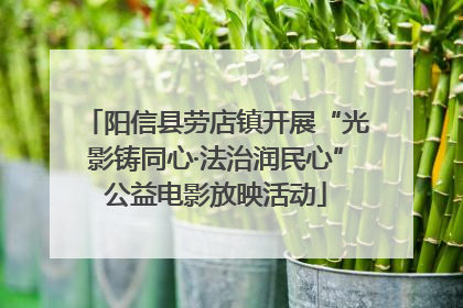 阳信县劳店镇开展“光影铸同心·法治润民心”公益电影放映活动