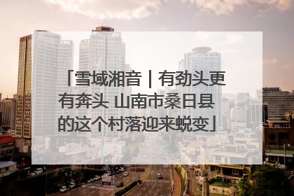 雪域湘音｜有劲头更有奔头 山南市桑日县的这个村落迎来蜕变