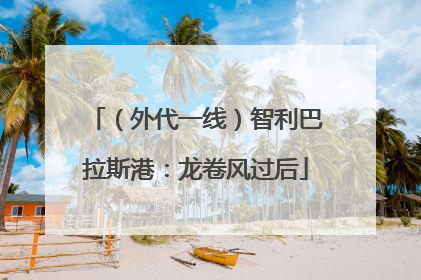 （外代一线）智利巴拉斯港：龙卷风过后