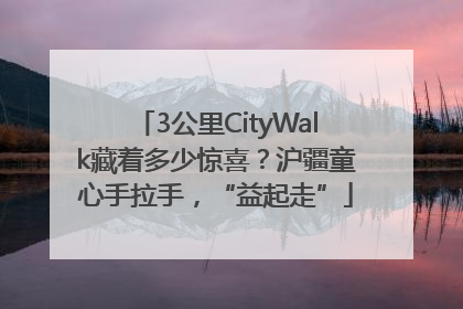 3公里CityWalk藏着多少惊喜？沪疆童心手拉手，“益起走”