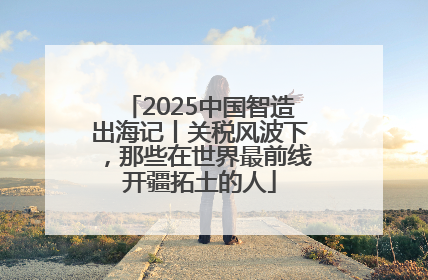 2025中国智造出海记丨关税风波下，那些在世界最前线开疆拓土的人