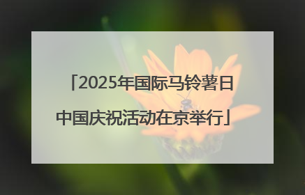 2025年国际马铃薯日中国庆祝活动在京举行