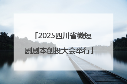 2025四川省微短剧剧本创投大会举行
