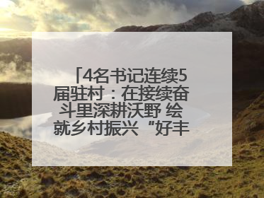 4名书记连续5届驻村：在接续奋斗里深耕沃野 绘就乡村振兴“好丰景”——浦发银行南京分行助力脱贫攻坚、帮促乡村振兴记事（二）