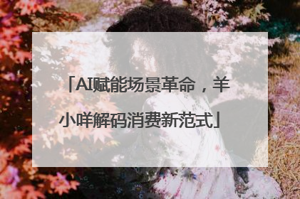 AI赋能场景革命，羊小咩解码消费新范式
